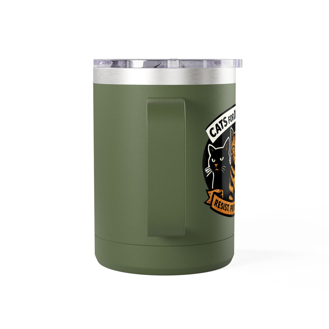 Cats for Democracy – Stainless Steel Travel Mug 15oz