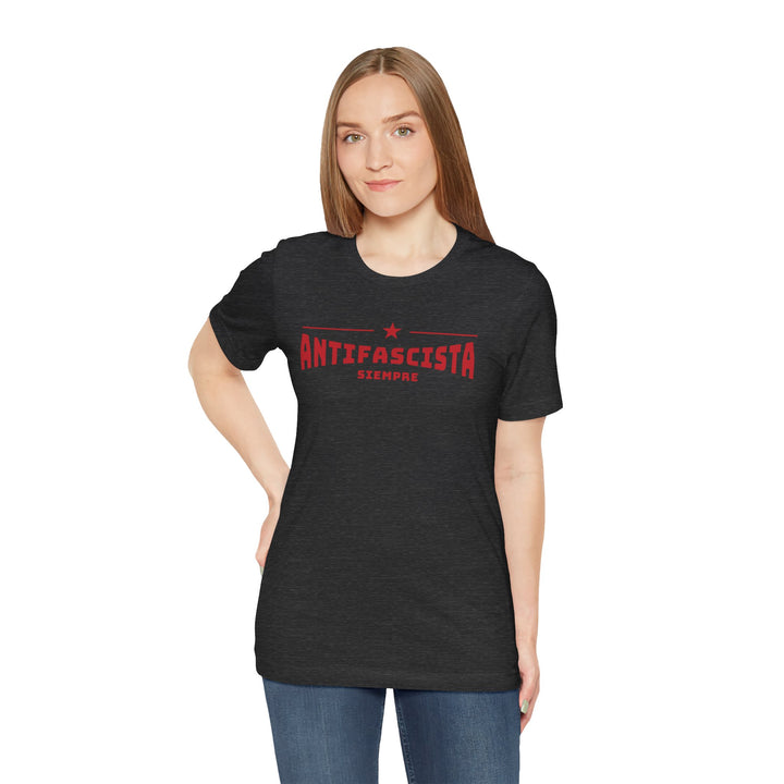 Siempre Antifascista Red Star – Unisex T-Shirt