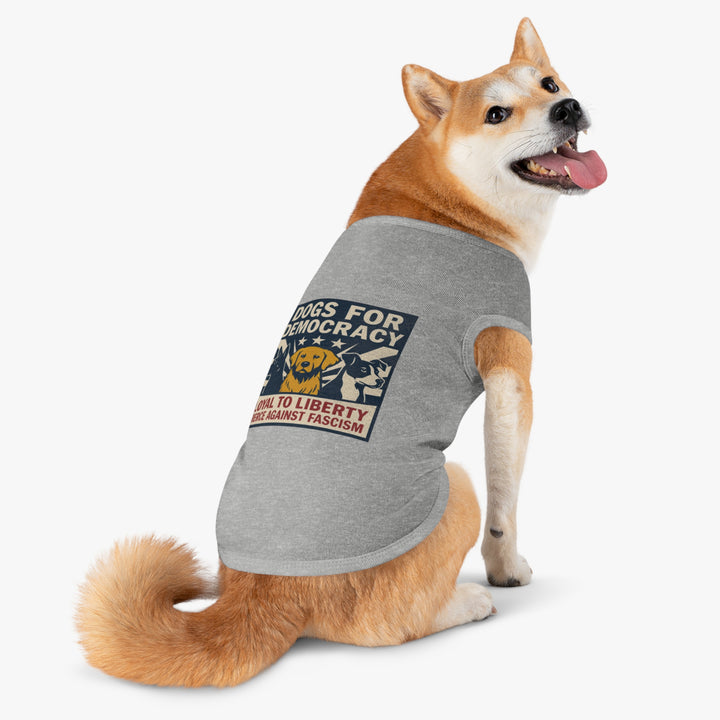 Dogs for Democracy D.F.D. – Pet Tank Top