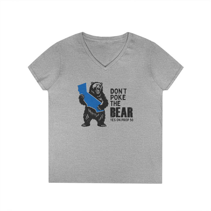 Don't Poke the Bear – Women's V-Neck T-Shirt