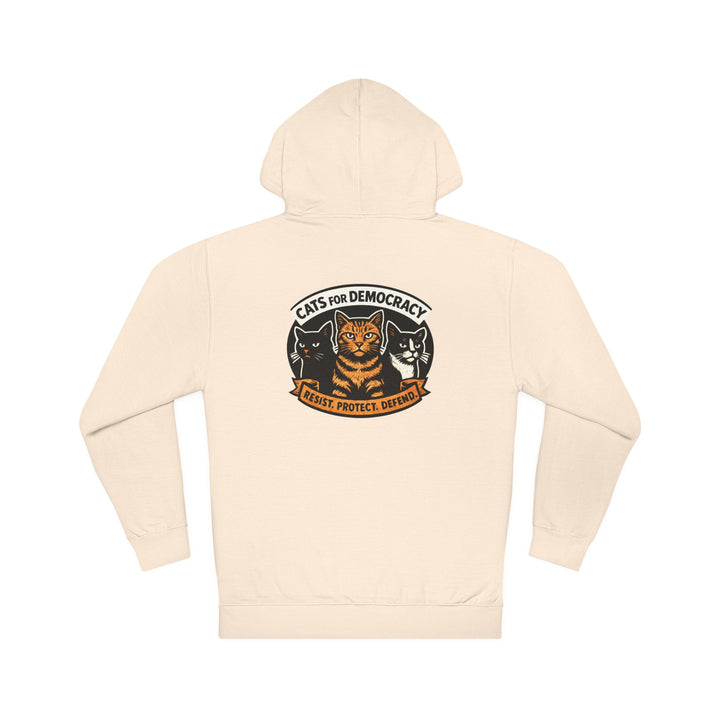 Cats for Democracy – Unisex Pullover Hoodie
