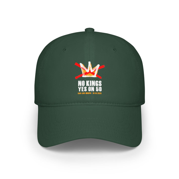 SLO No Kings – Yes on 50 Commemorative  - Cotton Baseball Cap