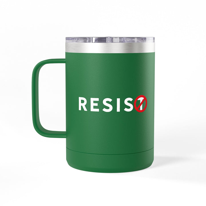 RESIST with T-Slash Coffee Mug Tumbler, 15oz