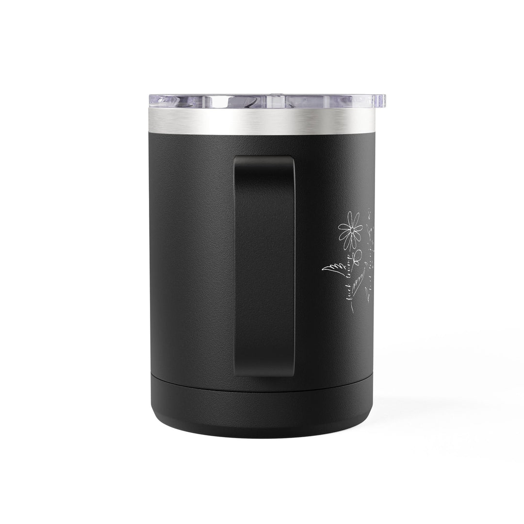 F**k Trump Wildflowers Graphic – Stainless Steel Travel Mug 15oz**