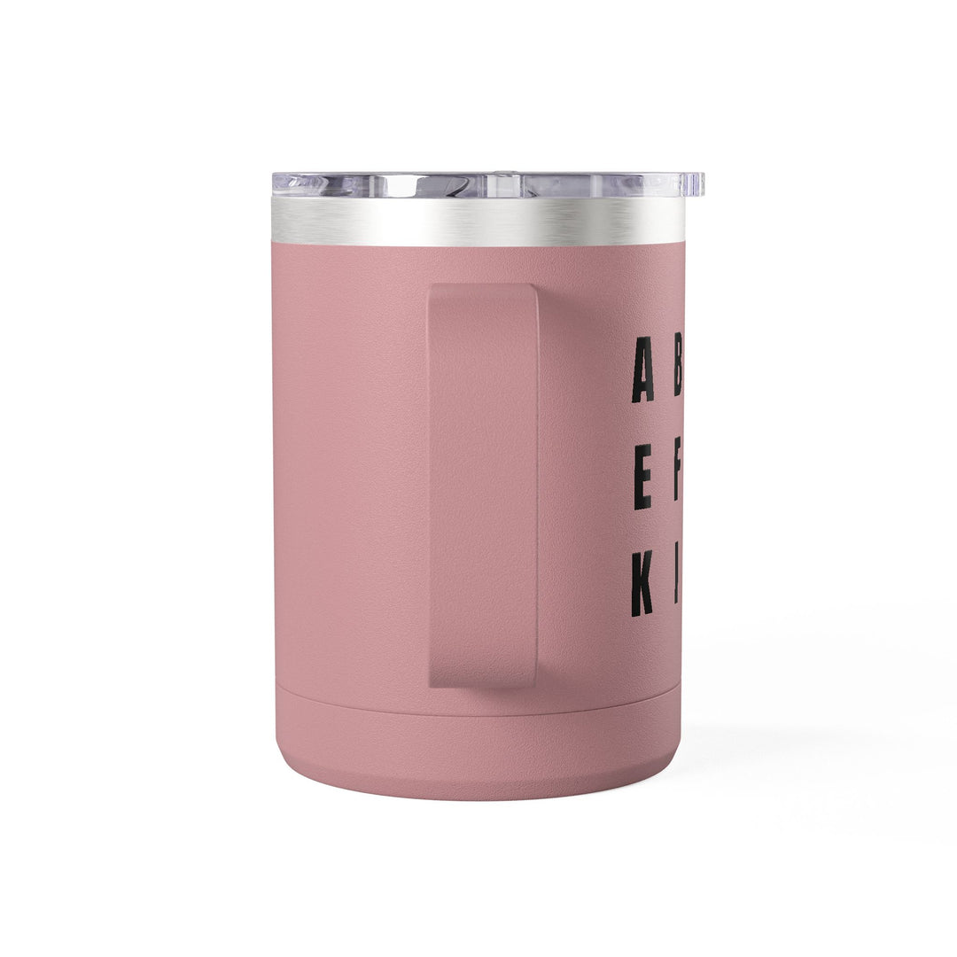 A B C D E F U C K I C E – Stainless Steel Travel Mug 15oz