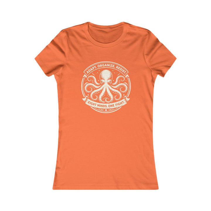 Adapt. Organize. Resist. Octopus – Women’s Fitted T-Shirt