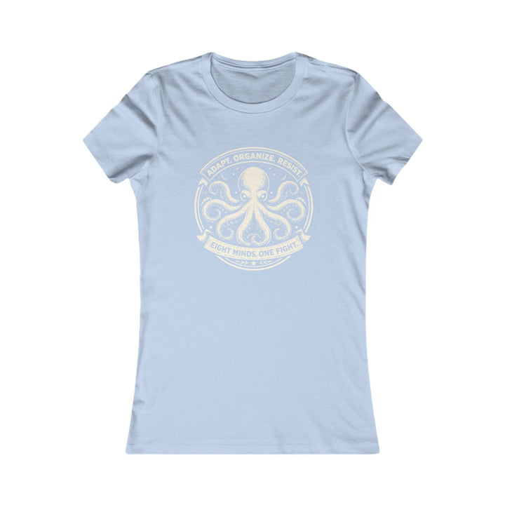 Adapt. Organize. Resist. Octopus – Women’s Fitted T-Shirt