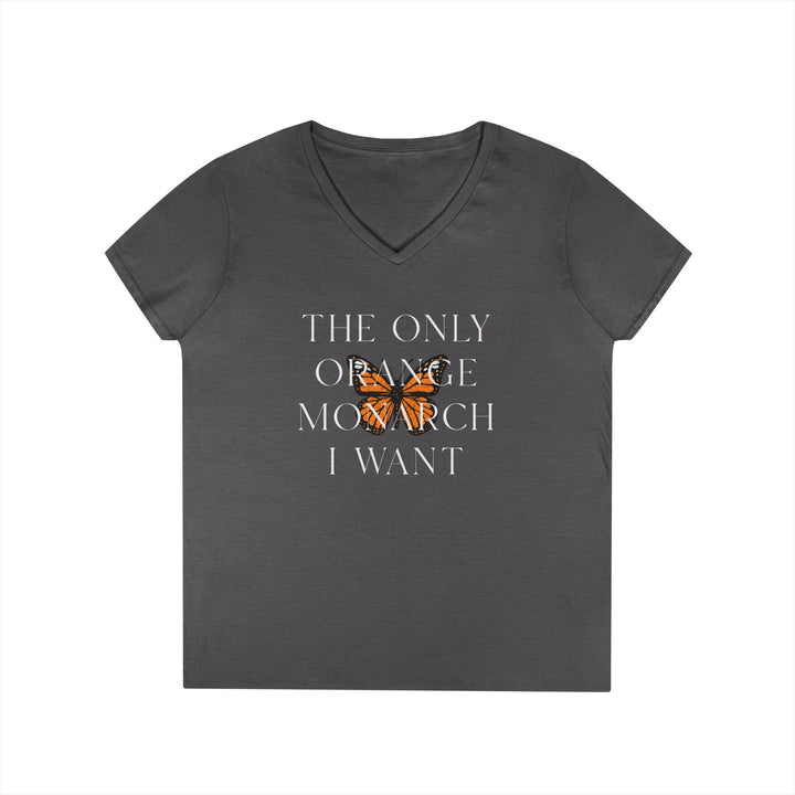 The Only Orange Monarch I Want Graphic - Women's V-Neck T-Shirt