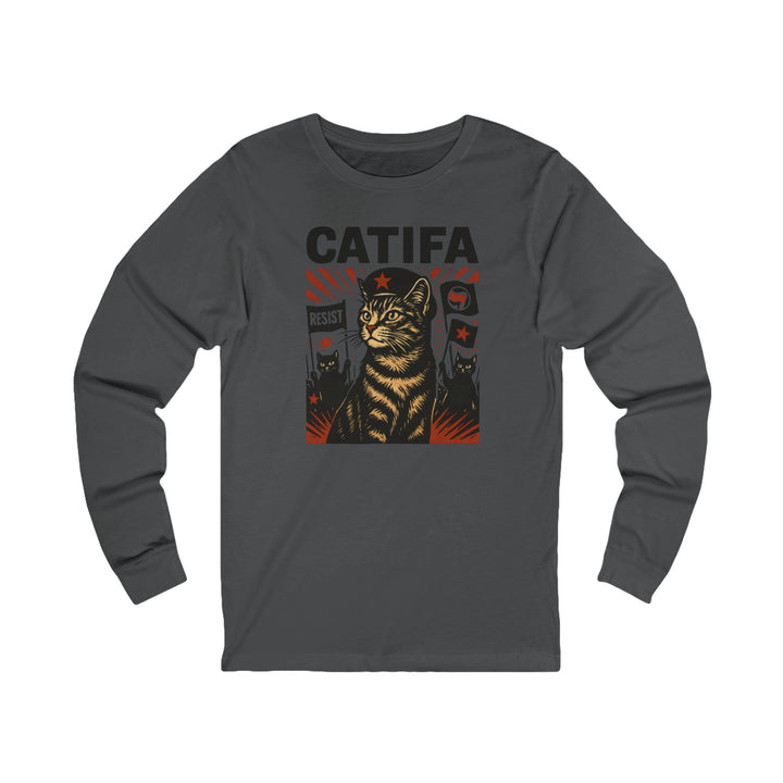 Catifa Anti-Fascist Cat – Unisex Long Sleeve Shirt