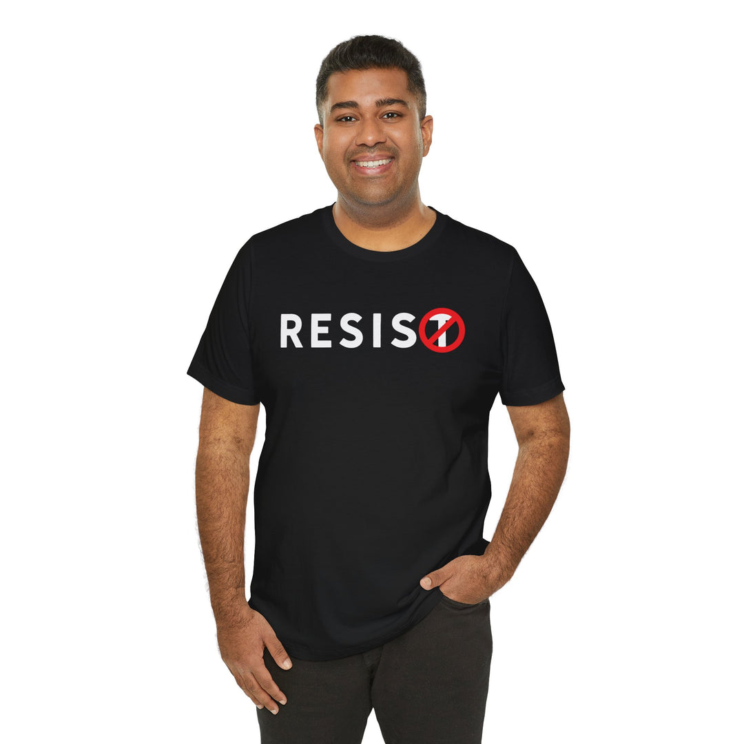 RESIST with Circle-T Slash Graphic – Unisex Tee
