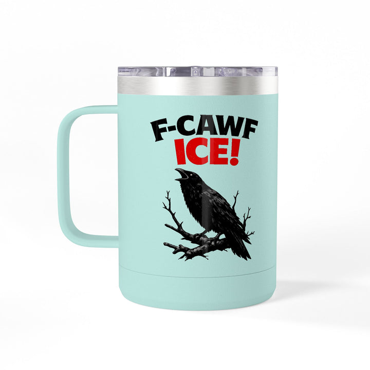 F-CAWF ICE! Crow – 15oz Coffee Mug Tumbler