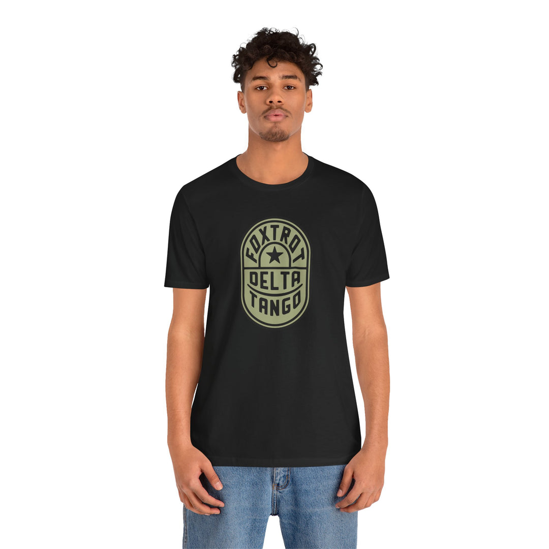 Foxtrot Delta Tango Emblem Graphic – Unisex Tee