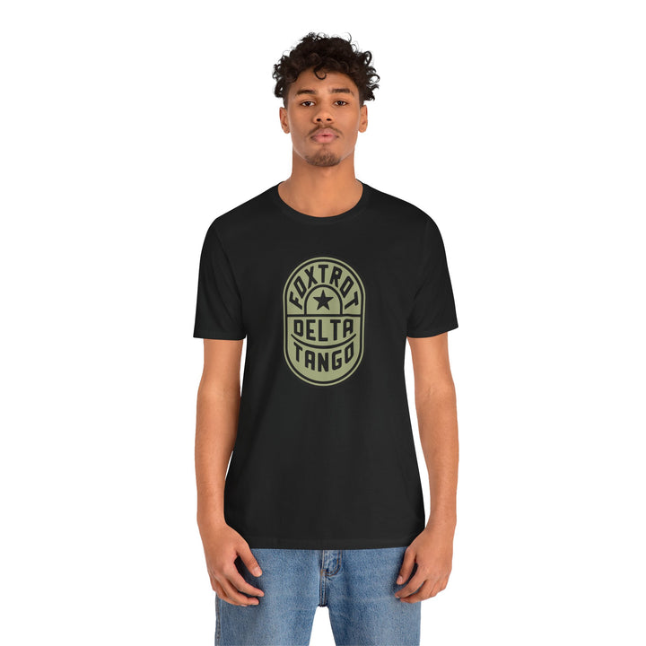 Foxtrot Delta Tango Emblem Graphic – Unisex Tee
