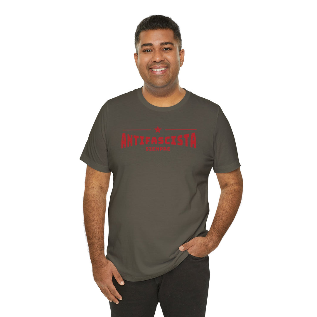 Siempre Antifascista Red Star – Unisex T-Shirt