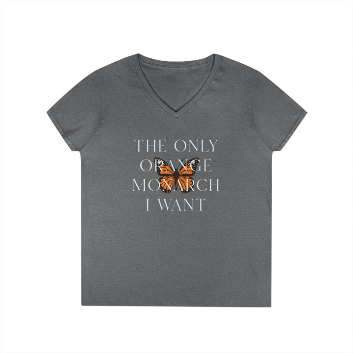 The Only Orange Monarch I Want Graphic - Women's V-Neck T-Shirt