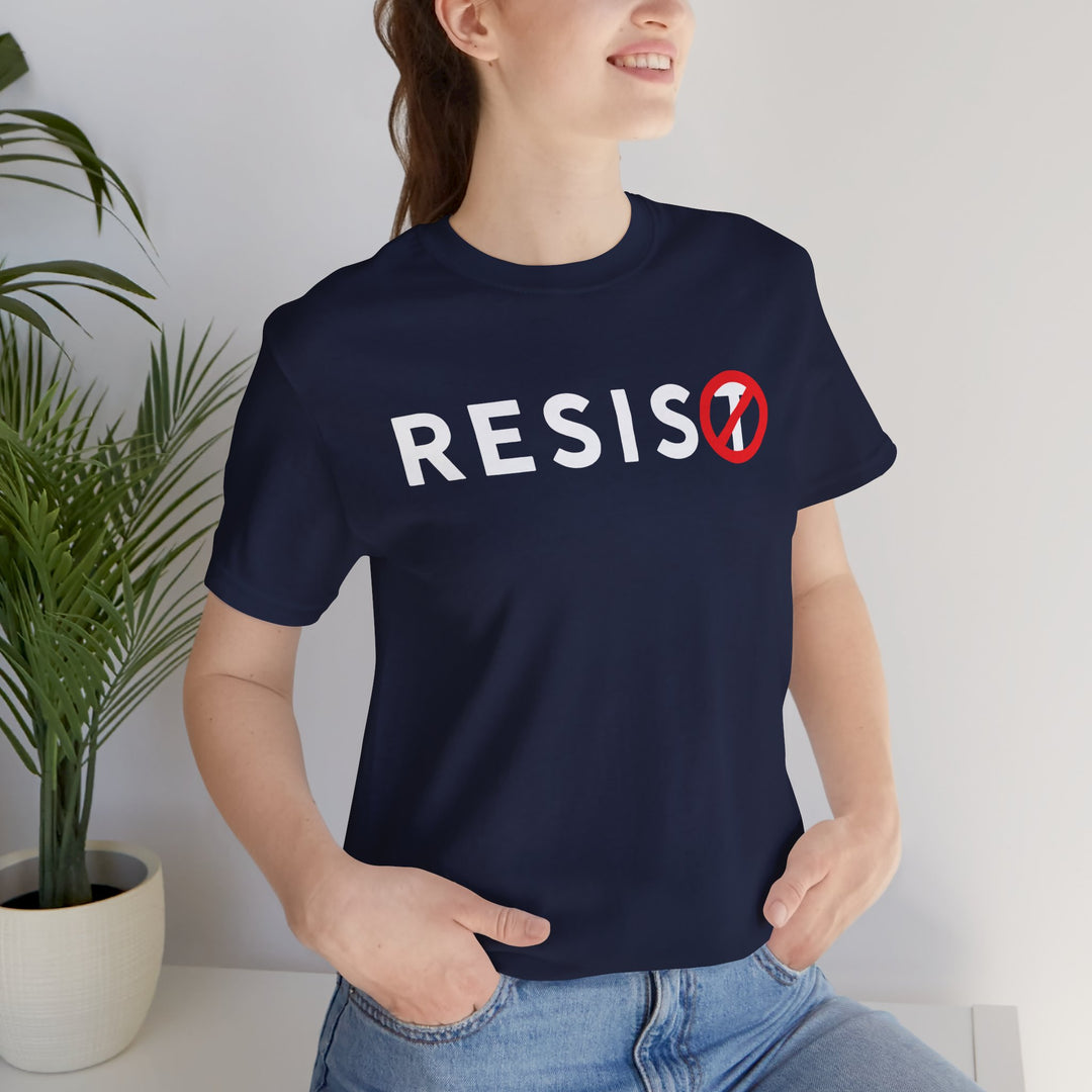 RESIST with Circle-T Slash Graphic – Unisex Tee