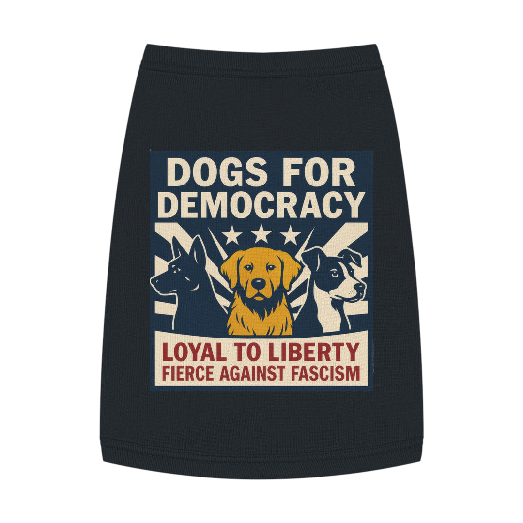 Dogs for Democracy D.F.D. – Pet Tank Top