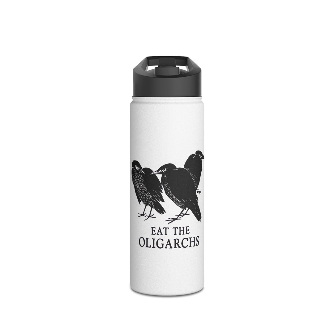 Eat the Oligarchs Crow – Stainless Steel Water Bottle