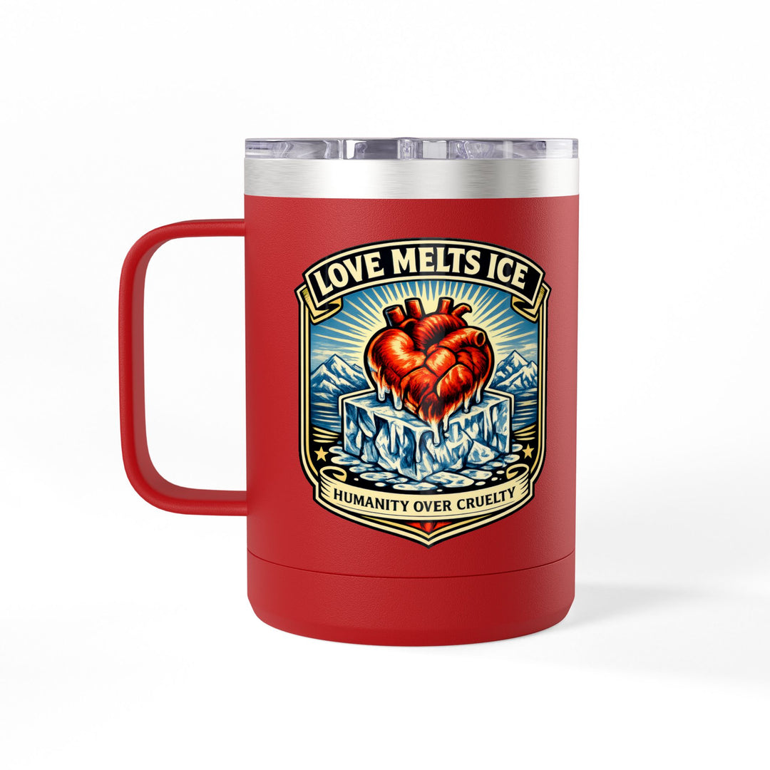 Love Melts ICE – Stainless Steel Travel Mug 15oz
