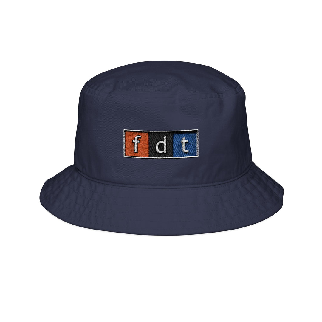 F-D-T NPR Radio Style Graphic – Bucket Hat (Embroidery)