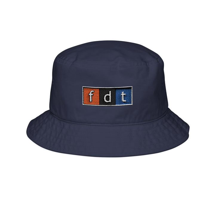 F-D-T NPR Radio Style Graphic – Bucket Hat (Embroidery)