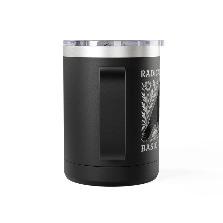 Radicalized By Basic Decency - Crow – Coffee Mug Tumbler, 15oz