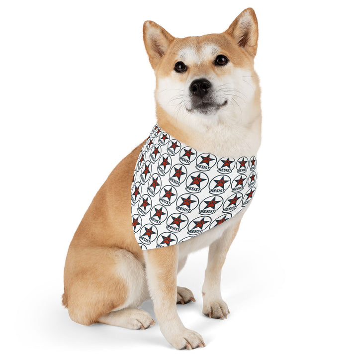 Red Star Resist Emblem – Pet Bandana (Clip-on)