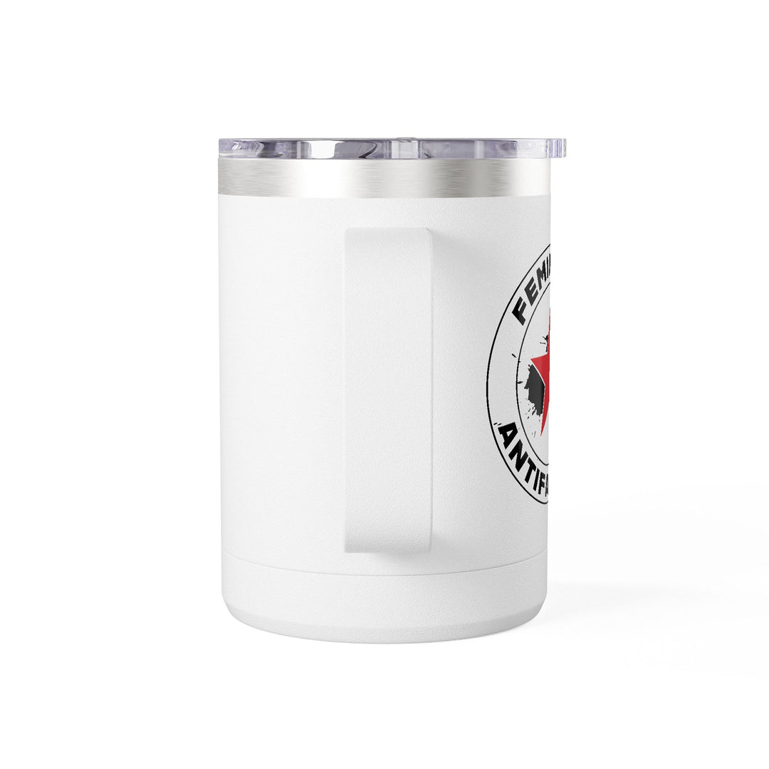 Feminista Anti-Fascista Graphic – Coffee Mug Tumbler, 15oz