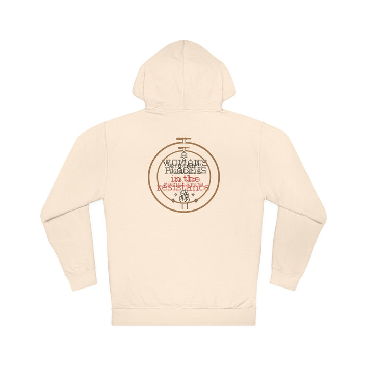 A Woman’s Place is in the Resistance Embroidered Graphic - – Unisex Pullover Hoodie