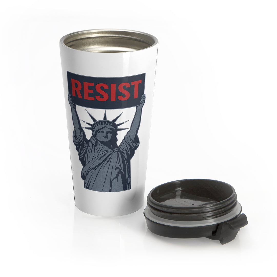 RESIST - Statue of Liberty Graphic – Stainless Steel Travel Mug