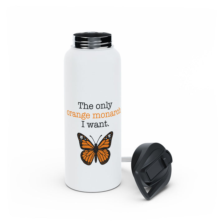 The Only Orange Monarch I Want - Stainless Steel Water Bottle - Standard Lid