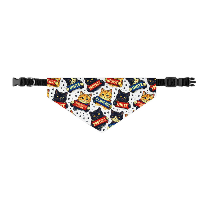 Cats Against Tyranny  C.A.T. – Pet Bandana Collar (Clip-on)