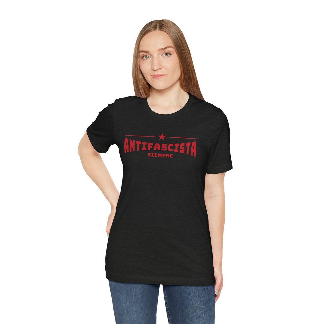 Siempre Antifascista Red Star – Unisex T-Shirt
