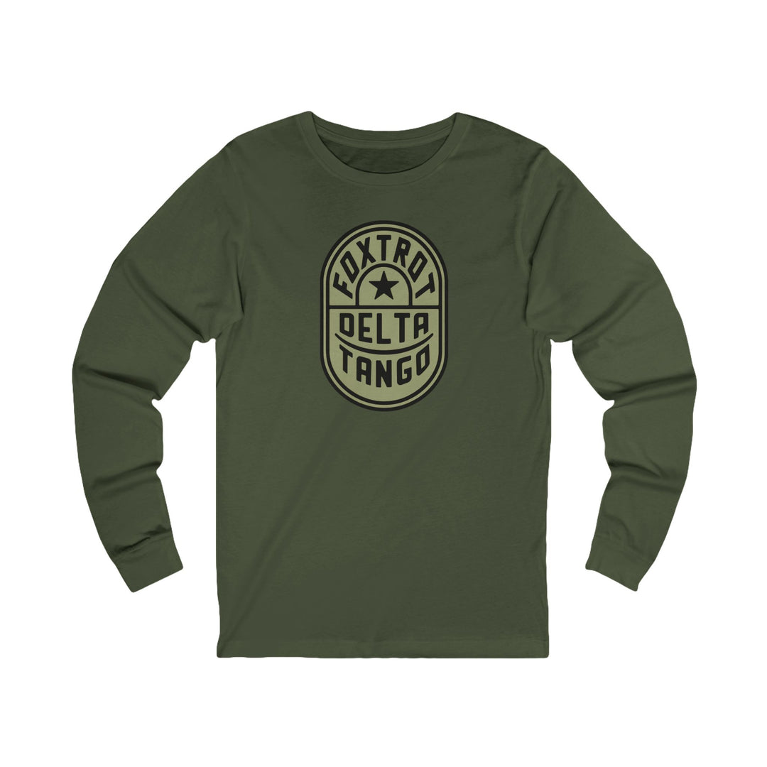 Foxtrot Delta Tango Emblem – Unisex Long Sleeve Shirt