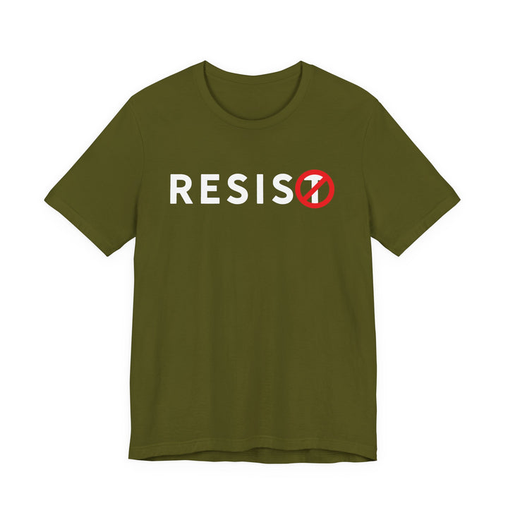 RESIST with Circle-T Slash Graphic – Unisex Tee