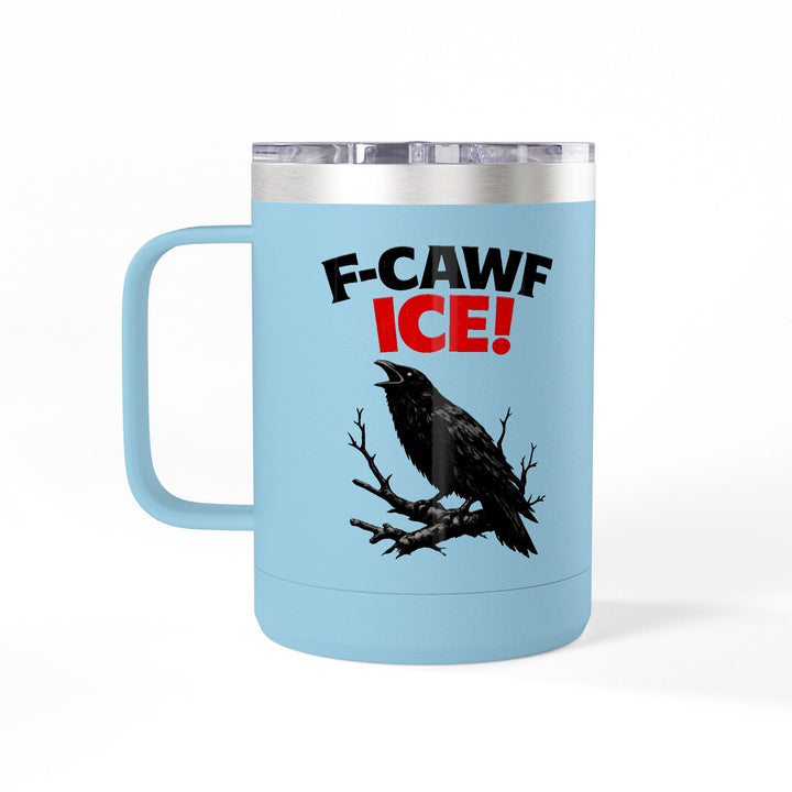 F-CAWF ICE! Crow – 15oz Coffee Mug Tumbler