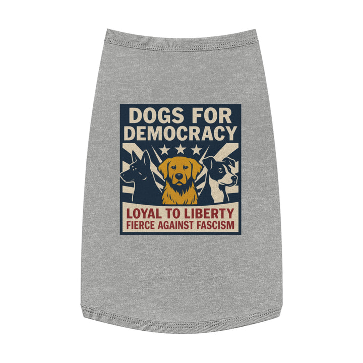 Dogs for Democracy D.F.D. – Pet Tank Top