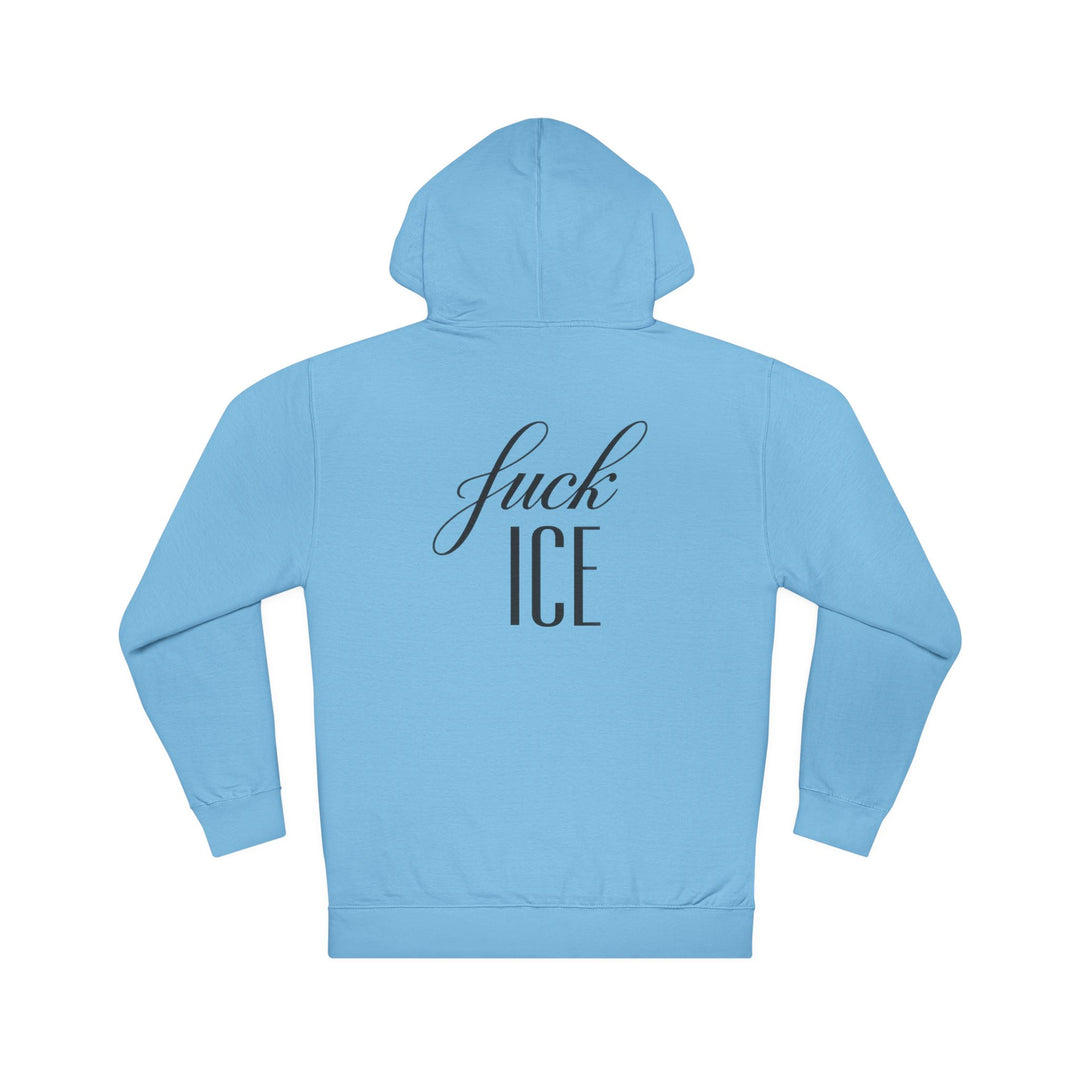 F*ck ICE Cursive Graphic – Unisex Pullover Hoodie