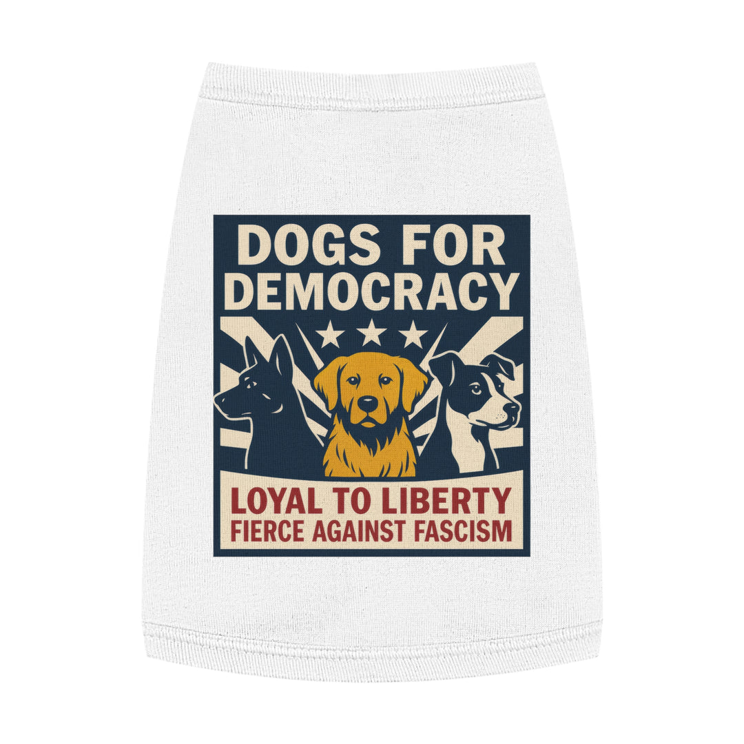 Dogs for Democracy D.F.D. – Pet Tank Top