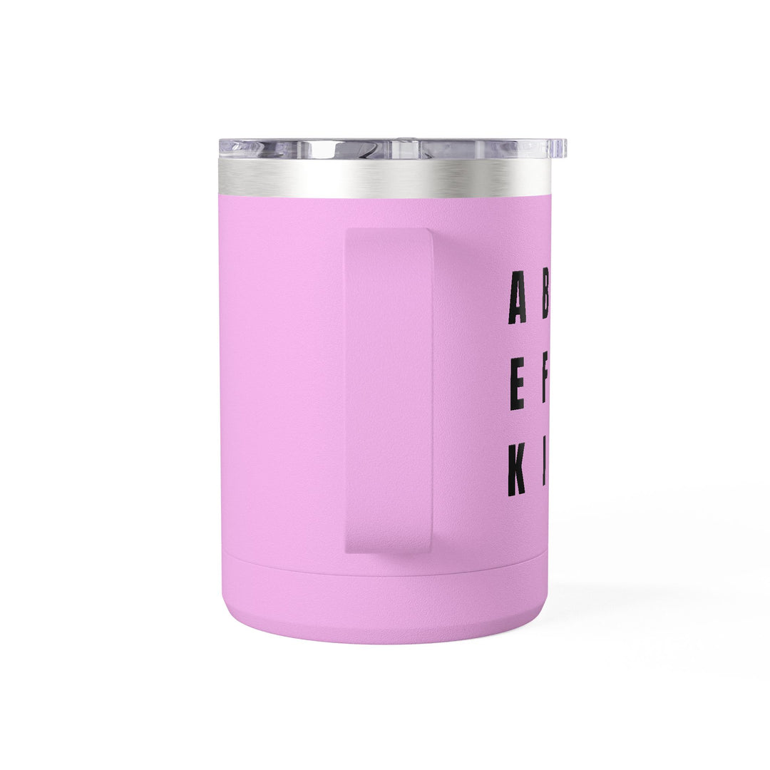 A B C D E F U C K I C E – Stainless Steel Travel Mug 15oz