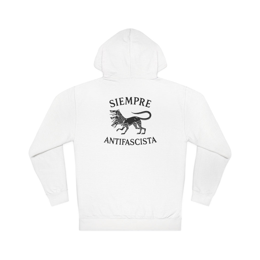 Siempre Antifascista Hoodie - Three-Headed Guardian - Unisex Hooded Sweatshirt