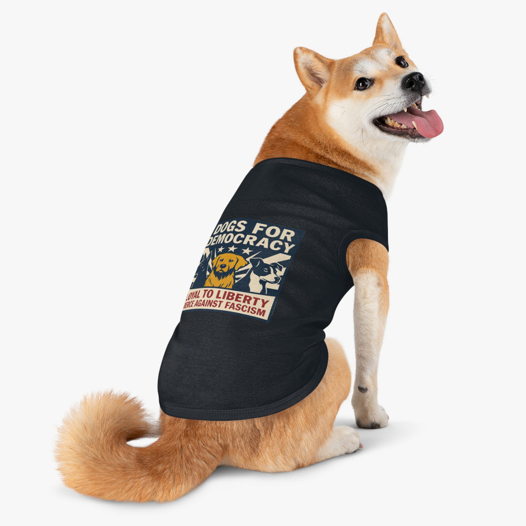 Dogs for Democracy D.F.D. – Pet Tank Top