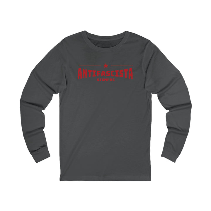 Siempre Antifascista Red Star – Unisex Long Sleeve Shirt