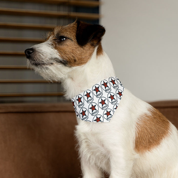 Red Star Resist Emblem – Pet Bandana (Clip-on)