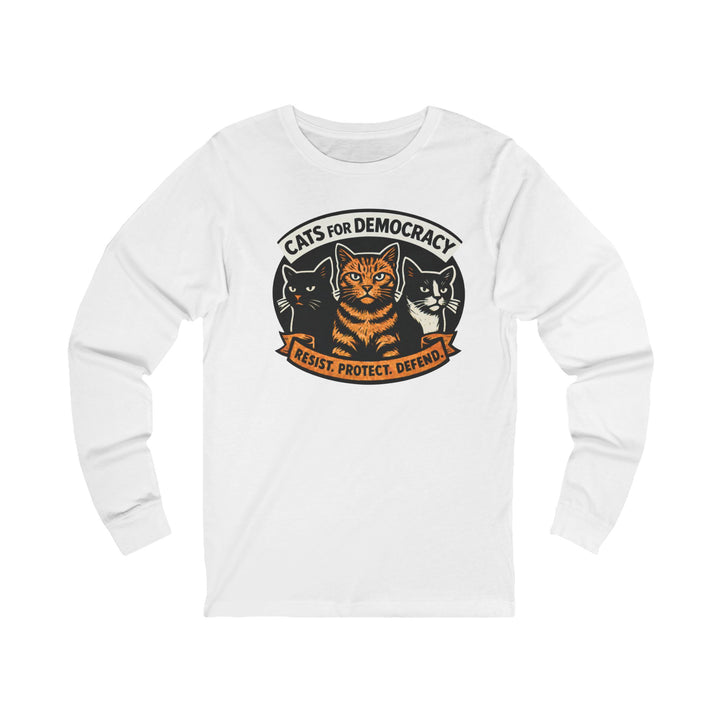 Cats for Democracy – Unisex Long Sleeve Shirt