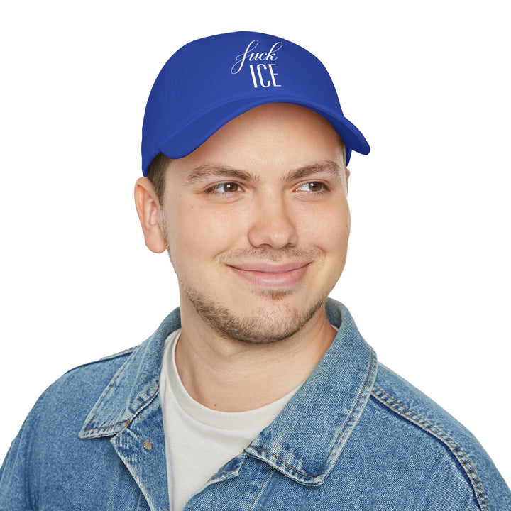 F*ck ICE Cursive Graphic – Cotton Baseball Cap