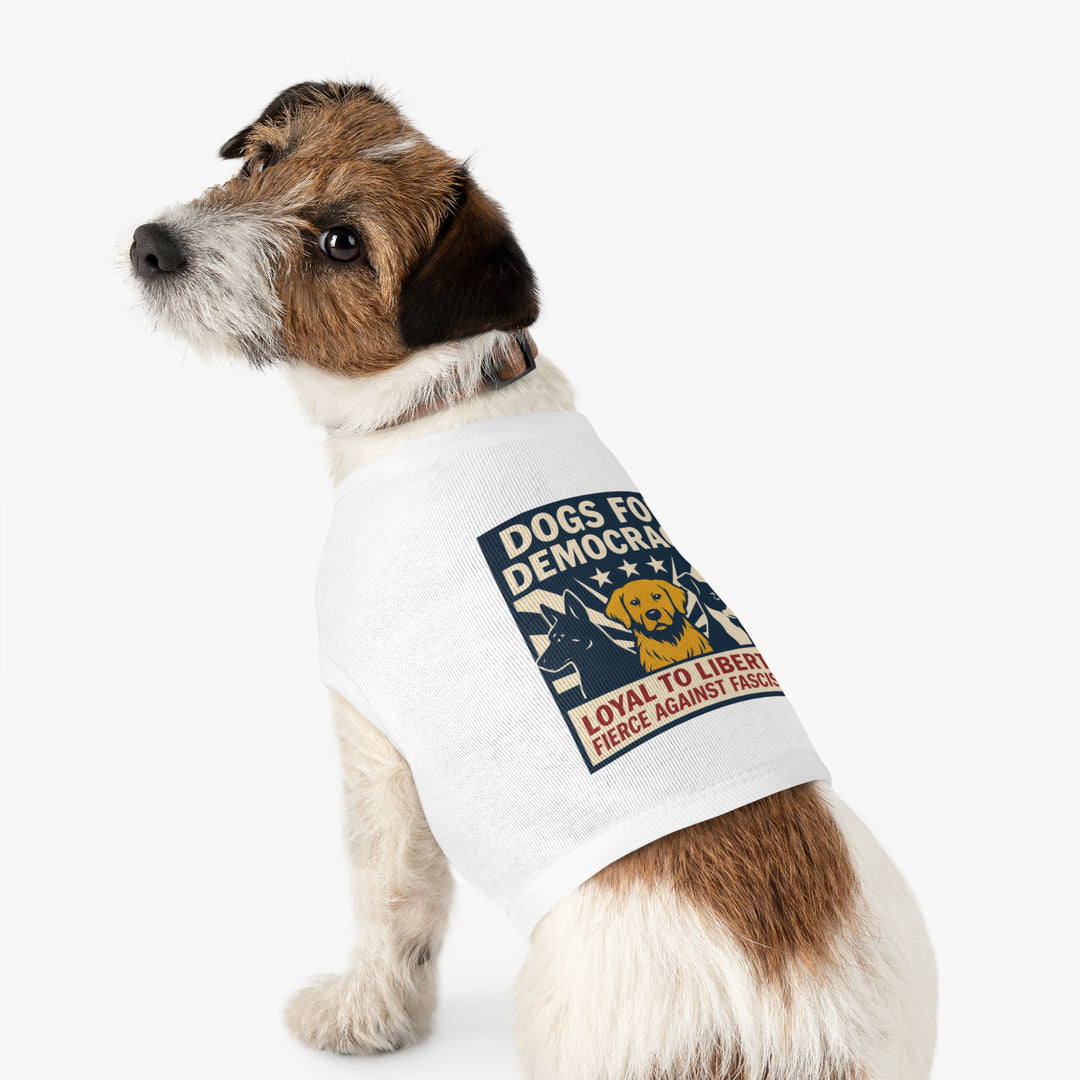 Dogs for Democracy D.F.D. – Pet Tank Top