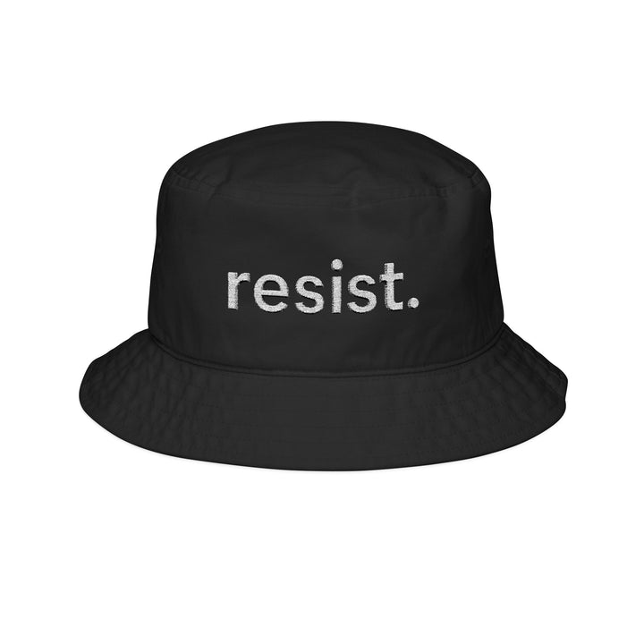 Resist. – Embroidered Bucket Hat