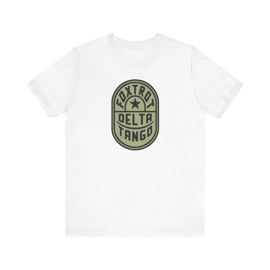Foxtrot Delta Tango Emblem Graphic – Unisex Tee