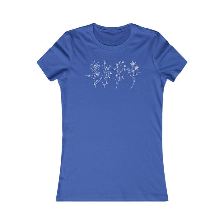 F**k Trump Wildflowers Graphic – Women's Fitted T-Shirt